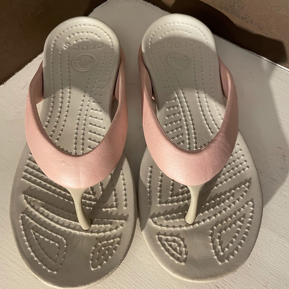 Crocs flip flops
